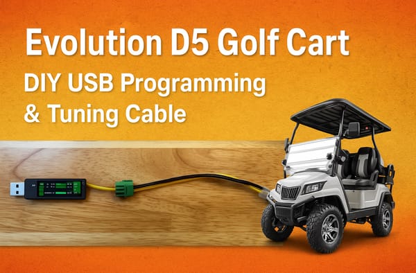 DIY Evolution Cart USB Diagnostic and Tuning Cable